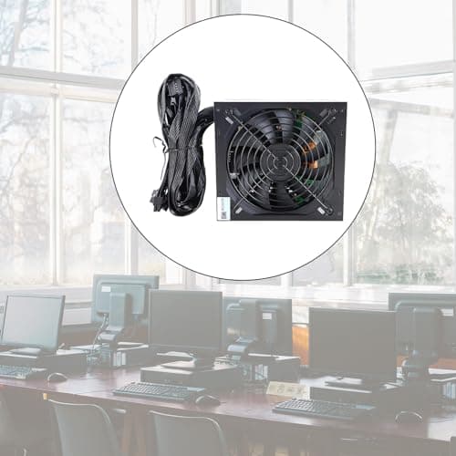 Hochleistungsfähiges 550-W Netzteil mit aktivem, leisem 12-cm Lüfter für Gaming ATX12V Computereinheit Bild 8