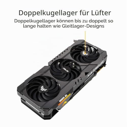 ASUS TUF GeForce RTX 3090 Ti 24GB GDDR6X Gaming Grafikkarte (Nvidia Ampere, PCIe 4.0, DLSS, Raytracing, GDDR6X Speicher, 2X HDMI 2.1, 3X DisplayPort 1.4a, TUF-RTX3090TI-24G-GAMING), 90YV0HC3-M0NA00 Bild 8