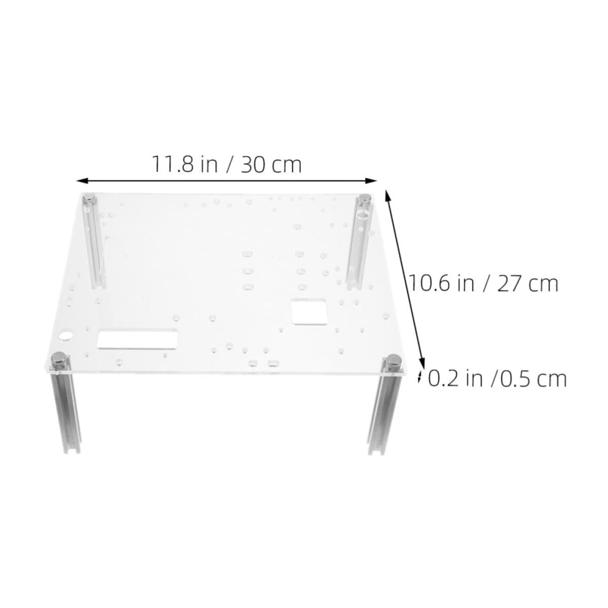 1satz Offenes PC gehäuse Mittlere Stabiles Open Frame Chassis mit Basisständer Geeignet für Matx mainboards Robustes DIY Testplattform gehäuse für Einfache Montage und Sicheren Bild 3