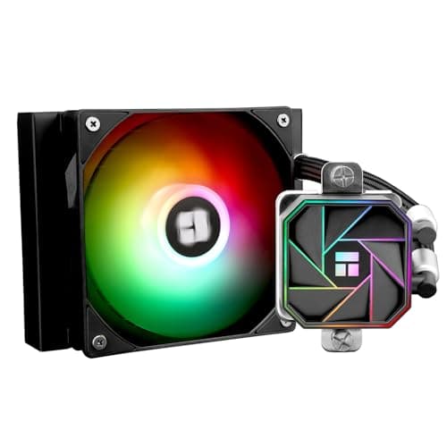 TR Thermalright Aqua Elite 120 V3 CPU Wasserkühlung Komplett-120 Spezifikation AIO PC Kühler,120mm ARGB Kühlventilator,Einfache Installation,Kompatibel mit AM5/AM4, LGA1851/1700/115X/1200/2011 Bild 2