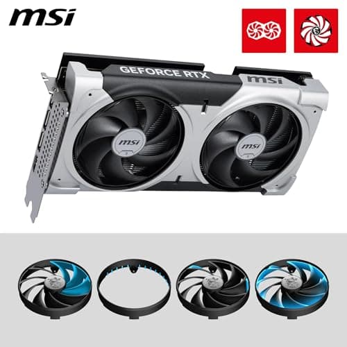 MSI GeForce RTX 5060 Ti 16G Ventus 2X OC Plus - 16GB GDDR7 (28Gbps/128-bit), PCIe 5, Boost: 2602 MHz, HDMI 2.1b, DisplayPort 2.1b, Extra Core-Pipes Bild 8