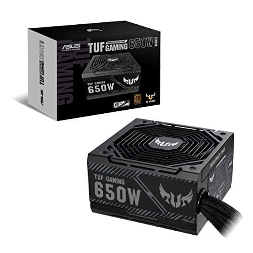 ASUS TUF Gaming 650W Netzteil (80 Plus Bronze, 0db-Technologie, 80cm 8-Pin CPU-Anschluss, Schwarz)