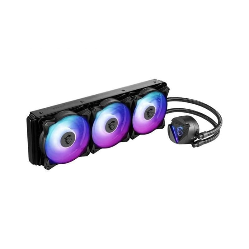 MSI MAG CORELIQUID 360R V2 AIO CPU Wasserkühlung, drehbarer ARGB-Blockkopf, integrierte Kühlerpumpe, Split-Flow Wasserkühlung, verdampfungssichere Schläuche, einfache Montage, AMD & Intel kompatibel Bild 7