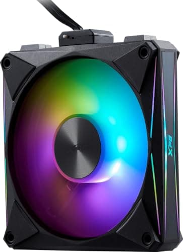 XPG L?fter HURRICANE MAG 120 120mm ARGB PWM Fan 4er Pack BK retail (75261543) Bild 5