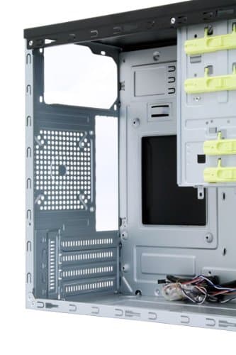 Chieftec CT-01B-OP iArena Mini Tower PC-Gehäuse (microATX), Schwarz Bild 5