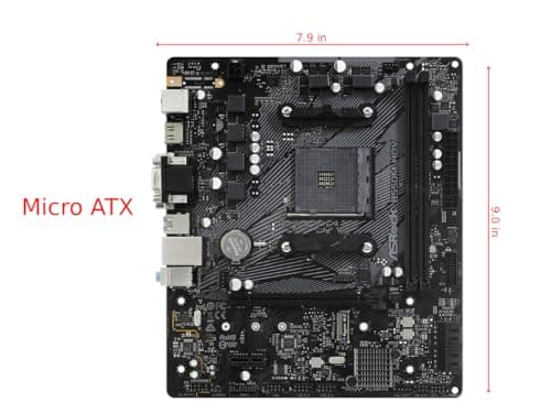 Asrock B550M-HDV Socket AM4 Micro ATX AMD B550 Bild 3