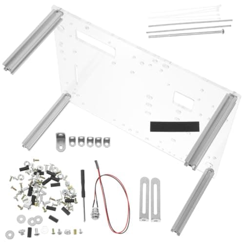 1satz Offenes PC gehäuse Mittlere Stabiles Open Frame Chassis mit Basisständer Geeignet für Matx mainboards Robustes DIY Testplattform gehäuse für Einfache Montage und Sicheren