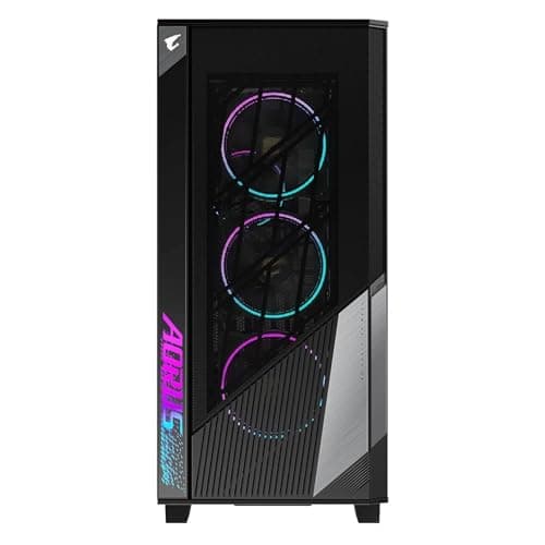Gigabyte AORUS C500 Glass Mid Tower ATX Gehäuse, Schwarz, TG Panel, Kein Netzteil Bild 8