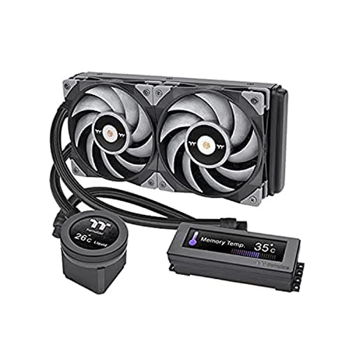 Thermaltake Floe RC Ultra 240 | 240‑mm AIO CPU‑ & RAM‑Wasserkühlung | 2,1″ LCD‑Display | GIF‑Unterstützung | TT RGB Plus 2.0 | Zwei 120‑mm ARGB PWM‑Lüfter Bild 4