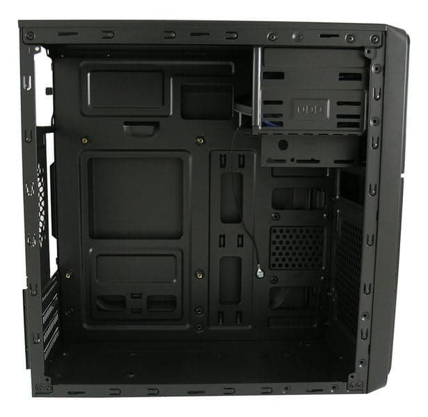 LC-POWER LC-2015MB | Micro-ATX Office PC Gehäuse | Mini-ITX kompatibel | 320 mm GPU | 2X USB 3.2 | 5,25" & 3,5" Schächte | Schwarz Bild 6
