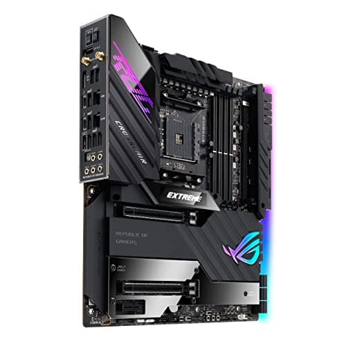 ASUS ROG Crosshair VIII Extreme AMD X570 Gaming-Mainboard (EATX, 18+2 Leistungsstufen, PCIe 4.0, WiFi 6Ef, SATA 6Gb/s, fünf M.2-Steckplätzen, USB 3.2 Gen) Bild 8