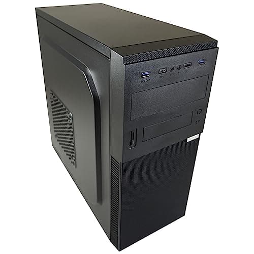 LC-POWER LC-7041B Midi-Tower Gehäuse | ATX, Micro-ATX & Mini-ITX | 350 mm GPU Support | 150 mm CPU-Kühler | USB-C & USB-A | SD/Micro-SD Kartenleser | Schwarz Mesh-Front Bild 6