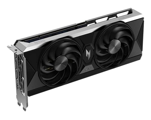 Acer Nitro Intel Arc B570 - Intel Grafikkarte (10 GDDR6, 160 Bit, PCIe 4.0 x8, 1x HDMI 2.1 3X DP 2.1) 2X Nitro FrostBlade, 1x8 pin, Slot Space: 2