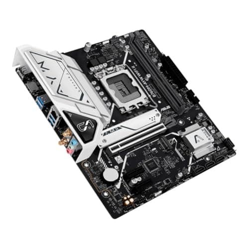 ASUS B760M-AYW WiFi II, Motherboard Intel mATX, LGA 1700, DDR5-Slot, PCIe 5.0, Zwei M.2-Steckplätze, Ethernet Realtek 2,5 GB, Wi-Fi 6, HDMI 2.1, SATA 6 Gbit/s, vordere USB-Anschlüsse 5 Gbit/s, Aura Bild 8