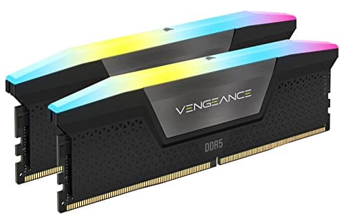 CORSAIR Vengeance RGB DDR5 RAM 32GB (2x16GB) 7000MHz CL34 Intel XMP 3.0 Desktop-Arbeitsspeicher – Schwarz (CMH32GX5M2X7000C34) Bild 4