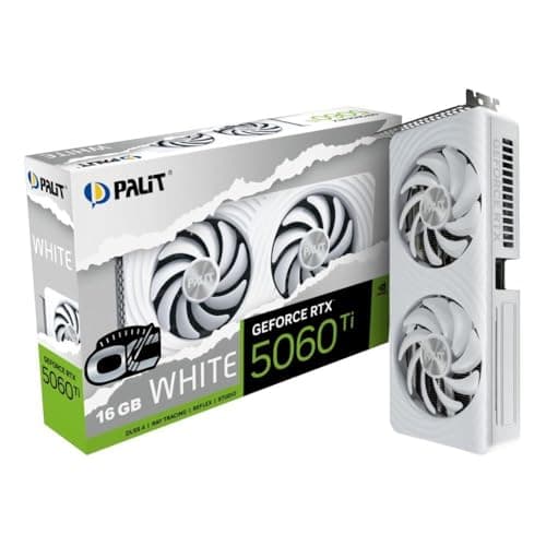 Palit GeForce RTX 5060Ti White OC 16GB GDDR7 Gaming Grafikkarte Bild 2
