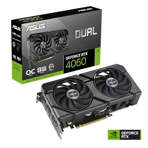 ASUS Dual GeForce RTX 4060 EVO OC Edition 8GB GDDR6 (PCIe 4.0, DLSS 3, HDMI 2.1a, DisplayPort 1.4a, Axial-Tech-Lüfterdesign, 0dB, BIOS, Auto-Extreme-Technologie) Bild 3
