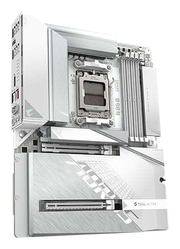 GIGABYTE B850 AORUS Stealth Ice Mainboard – Unterstützt AMD Ryzen 9000 Serie CPUs, digitales 14+2+2 Phasen VRM, bis zu 8200 MHz DDR5 (OC), 2 x PCIe 5.0 + 2 x PCIe 4.0 M.2, Wi-Fi 7, 5 GbE LAN Bild 8