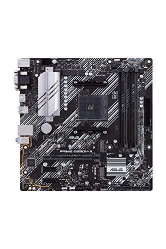 ASUS Prime B550M-A CSM Mainboard Sockel AM4 (Micro ATX, Ryzen, PCIe 4.0, 2X M.2, 1Gbit/s-Ethernet, WiFi 6, SATA 6Gbit/s, USB 3.2 Gen 2 Typ-A, Unterstützung für Aura Sync RGB Header) Bild 3