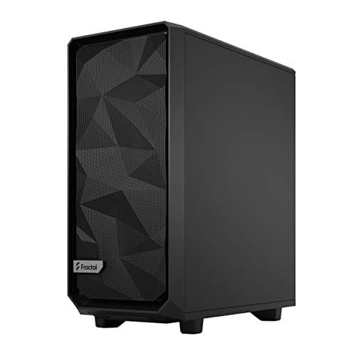 Fractal Design Meshify 2 Compact Black ATX Flexible High-Airflow Dark Tinted Tempered Glass Window Mid Tower Computer Case Schwarz/schiere Freude Bild 4