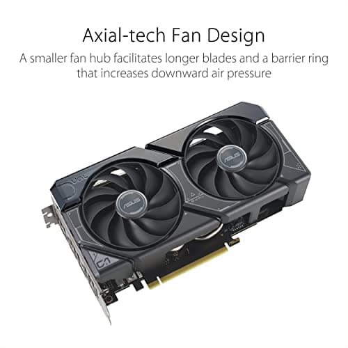 ASUS Dual GeForce RTX™ 4060 Ti OC Edition 8GB GDDR6 (PCIe 4.0, 8GB GDDR6, DLSS 3, HDMI 2.1, DisplayPort 1.4a, Axial-Tech Lüfterdesign, 0dB Technologie und mehr) Bild 4