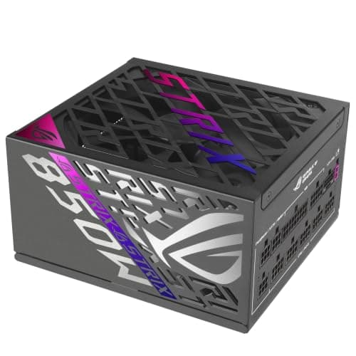 ASUS ROG Strix 850W Platinum Equalizer ATX Gaming Netzteil (ROG Equalizer 12V-2x6 PCIe Stromkabel, GaN-MOSFET, OLED Display, 80 Plus & Cybenetics Zertifizierung, ATX 3.1, PCIE 5.1, Schwarz) Bild 4