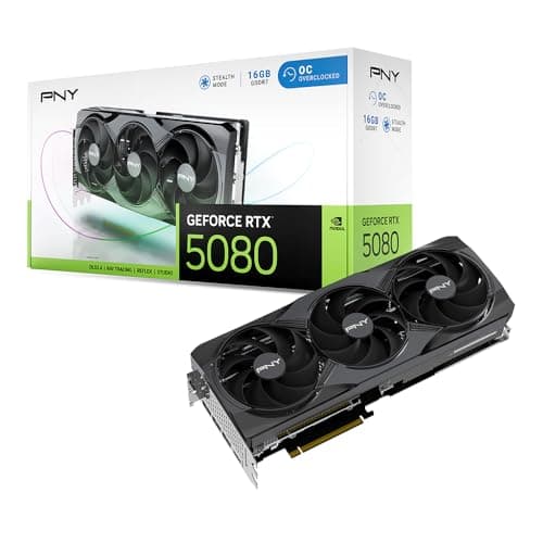 PNY GeForce RTX™ 5080 16GB OC Triple Fan Grafikkarte DLSS 4 VCG508016TFXPB1-O OC Bild 2