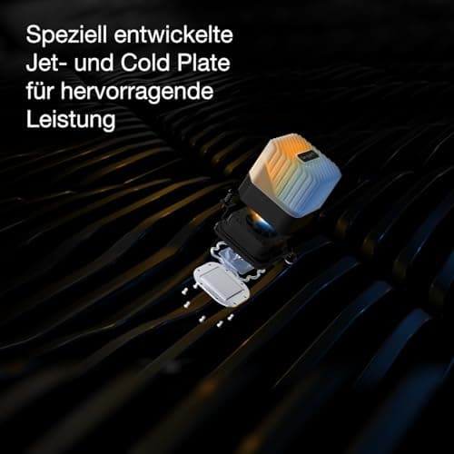 be quiet! Light Loop 360mm Black Wasserkühlung für stark übertaktete Systeme, 3x Light Wings LX 120mm PWM high-speed ARGB Lüfter, Stylischer ARGB-Kühlblock, mit RGB-PWM-Hub, extrem hohe Kühlleistung Bild 4