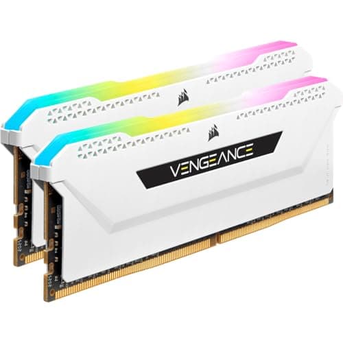 Corsair VENGEANCE RGB PRO SL 32GB (2x16GB) DDR4 Bis zu 3600MHz (PC4-28800) CL18 1.35V Desktop Memory - Weiß, CMH32GX4M2D3600C18W, 2 x 16 GB Bild 6