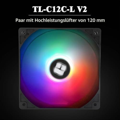 TR Assassin X 120R SE V2 CPU Luftkühler,4 Heat Pipes,148MM hoch,TL-C12C-L V2 PWM Lüfter CPU Kühler Für AMD AM4 AM5/Intel 1700/1150/1151/1200,LGA17XX Kühlung AX120R SE V2 Bild 4