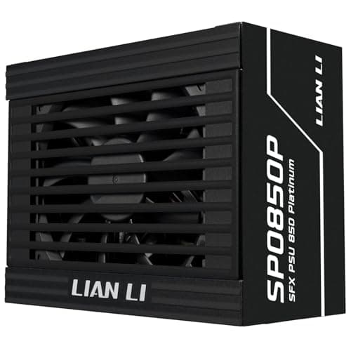 Lian Li SP0850P SFX Netzteil – 850W Schwarz | 80 Plus Platinum Effizienz, vollmodular, ATX 3.1 & PCIe 5.1, kompakt & leise, ideal für High-End Gaming