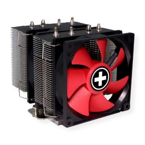 Xilence M504D AMD und Intel Tower CPU Kühler, AM5/AM4, LGA 2066/2011/1700/1200/1151/1150/1155/1156, 180W TDP, leise 2x 92mm PWM Lüfter, optimal für hohe Kühlanforderungen im Gaming/Streaming, schwarz Bild 8