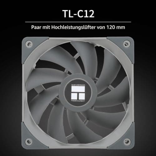 Thermalright Peerless Assassin 120 CPU-Luftkühler, 6 Heatpipes CPU-Kühler, zwei 120mm TL-C12-PWM-Lüfter, Aluminium-Kühlkörperabdeckung, AGHP, für AMD AM4/ AM5/Intel LGA18511700/1150/1151/1200/2011 PA120 Bild 8