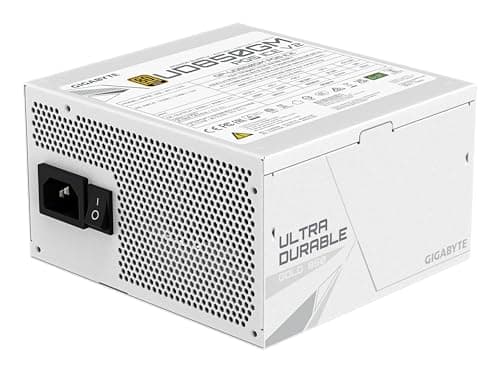 GIGABYTE UD850GM PG5 V2 Ice Netzteil - PCIe Gen 5.1, 80 Plus Gold, voll modulares Design, 120 mm Lüfter, ATX 3.1 kompatibel, UK-Stecker Bild 8