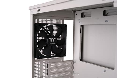 Thermaltake Retro 260 TG Micro Tower | M‑ATX Gehäuse | Retro‑Frontpanel | 4‑mm Tempered Glass | Bis zu 280‑mm AIO Support | Platz für 9× 120‑mm Lüfter | USB‑C | Beige Bild 4