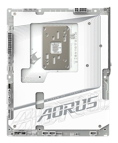 GIGABYTE X870 AORUS Stealth Ice Mainboard – Unterstützt AMD Ryzen 9000 CPUs, digitales 16+2+2 Phasen VRM, bis zu 8200 MHz DDR5 (OC), 2 x PCIe 5.0 + 2 x PCIe 4.0, Wi-Fi 7, 5 GbE LAN, USB 4 Bild 6