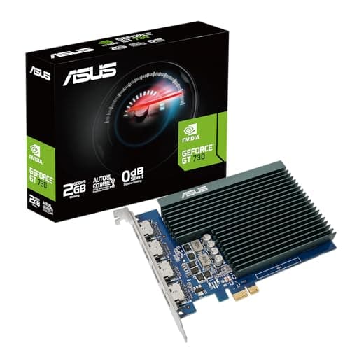 ASUS GeForce GT 730 2GB DDR5 Grafikkarte (4X HDMI, Single-Slot-Design, Passive Kühlung, GPU Tweak II, GT730-4H-SL-2GD5) DDR5 GT730-4H-SL-2GD5 Bild 2