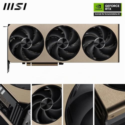 MSI GeForce RTX 5070 12G Inspire 3X OC - 12GB GDDR7 (28Gbps/192-bit), PCIe 5, Boost: 2542 MHz, HDMI 2.1b, DisplayPort 2.1b Bild 4