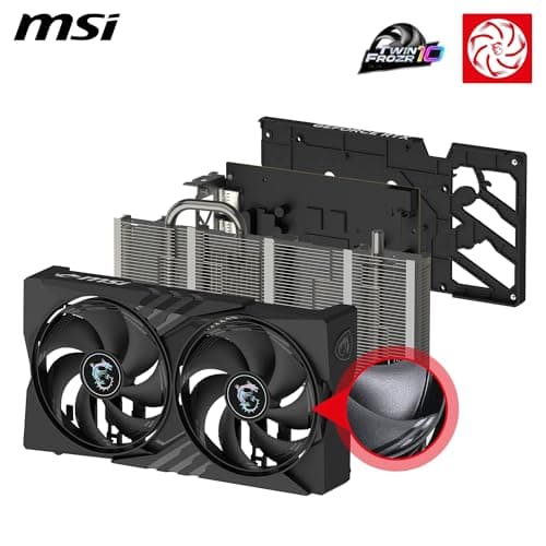 MSI GeForce RTX 5050 8G Gaming OC - 8GB GDDR6 (20Gbps/128-bit), PCIe 5, Boost: 2602 Hz, HDMI 2.1b, DisplayPort 2.1b Bild 8
