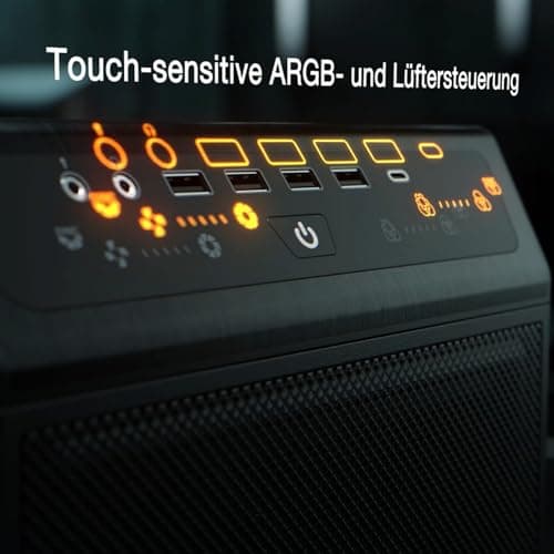 be quiet! Dark Base Pro 901 Black PC-Gehäuse, maximaler Airflow, 3X Silent Wings 4 PWM Lüfter nahezu unhörbarer Betrieb Touch-sensitives I/O-Panel, invertiertes Layout möglich, ARGB-Beleuchtung Bild 7