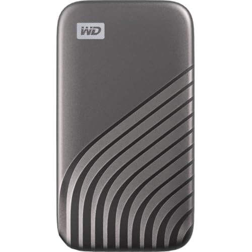 WD My Passport SSD 4 TB mobiler SSD Speicher (NVMe-Technologie, USB-C und USB 3.2 Gen-2 kompatibel, Lesen 1050 MB/s, Schreiben 1000 MB/s) Space-Grau 4 TB Space-Grau Bild 7