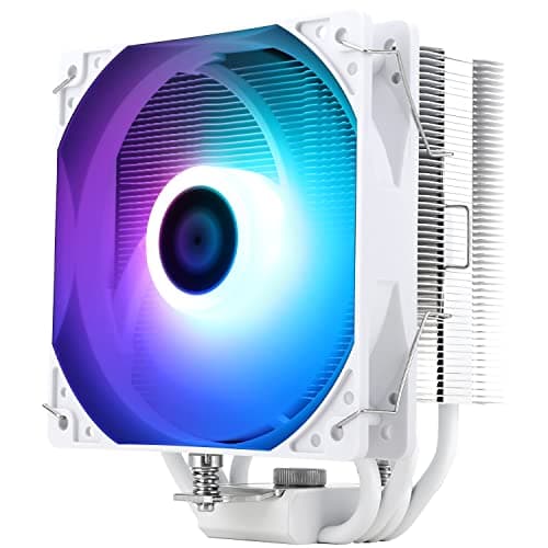 TR AssassinX120 SE WHITE ARGB CPU-Luftkühler, 4 Heatpipes, TL-C12CW-S PWM Quiet Fan CPU Cooler mit S-FDB-Lager, für AMD AM4 AM5 / Intel 1700/1150/1151/1200, PC-Kühler AX120 SE White ARGB Bild 2