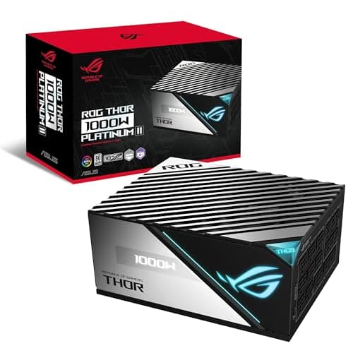 ASUS ROG Thor 1000W Platinum II Netzteil (1000W, Aura Sync, OLED Display, 0dB-Kühlung) 90YE00L1-B0NA00 Bild 3