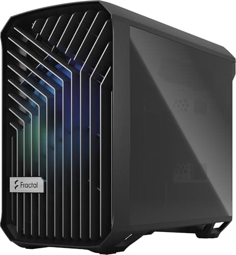 Fractal Design Torrent Nano RGB Black Computer Case TG Tempered Glass Light Tint RGB Black Tempered Glass Bild 6
