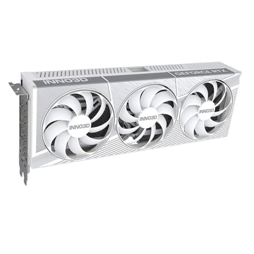 INNO3D NVIDIA GeForce RTX 5080 X3 OC White 16GB GDDR7 Gaming Graphics Card (Triple Fan, 2.5 Slot, White, Reflex 2 RTX AI DLSS4) Bild 4