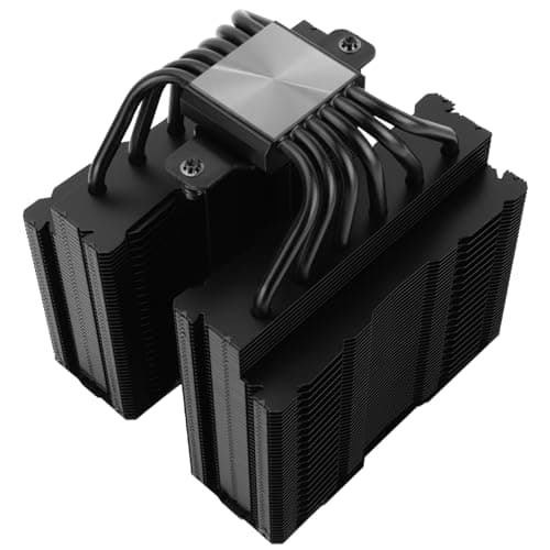 Thermalright TR Peerless Assassin 140 Black CPU Luftkühler, 6 Heatpipes Kühlkörper Dual Towers Kühler, Dual PWM Lüfter mit 1500RPM Geschwindigkeit, Desktop CPU Kühler für Intel 1851/115X/1200; AM4/AM5 Schwarz-PA140 BLACK Bild 6