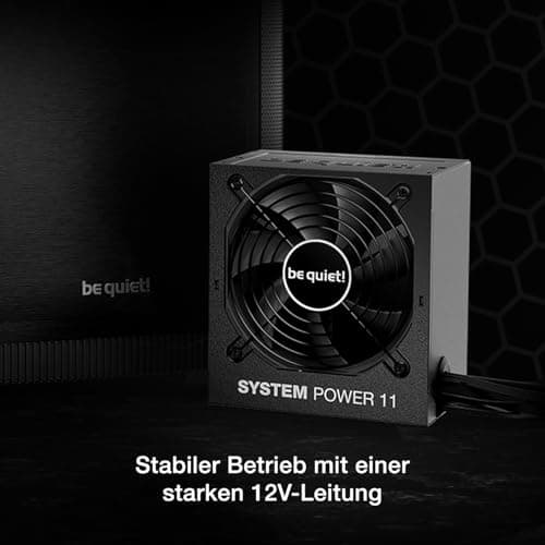 be quiet! System Power 11 450W Netzteil, ATX 3.1-Netzteil, volle Unterstützung für PCIe 5.1 GPUs, 120mm be quiet! Lüfter, Starke 12V-Leitung, DC/DC-Wandler, 80 Plus® Bronze Effizienz Bild 8