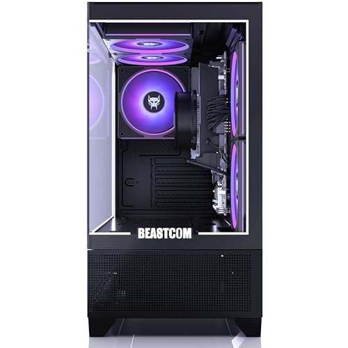 BEASTCOM Q3 Essential Gaming PC, AMD Ryzen AI 6X 5,00GHz 12 Threads, 4K Radeon 760M 8 Kern Grafik, 16GB RAM, 1TB SSD, WiFi, Win 11 Pro Q3-817X2 Bild 4