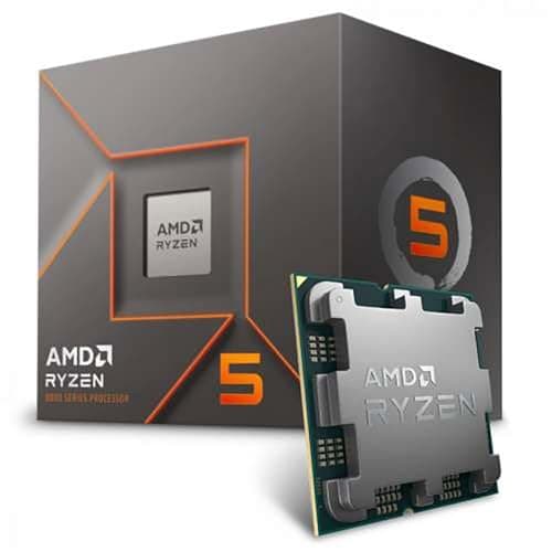 AMD Ryzen 5 8400F Prozessor (6 Core/12 Threads, 65W DTP, AM5 Sockel, 22MB Cache, Bis zu 4.7GHz max boost Frequenz, with wraith stealth Kühler) Bild 2