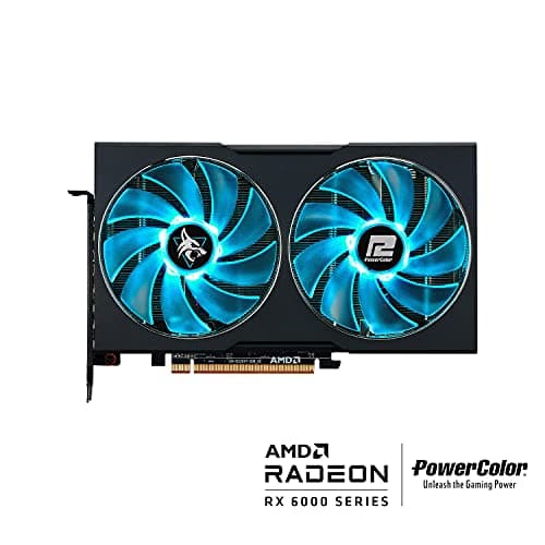 PowerColor Hellhound Radeon RX 6600XT Gamer-Grafikkarte, AMD, 8 GB, GDDR6 Schwarz Bild 6